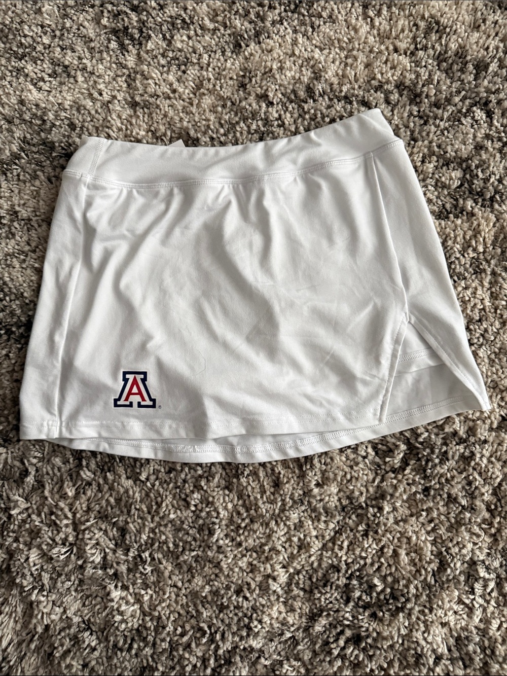 University of Arizona White Athletic Skort with A Logo